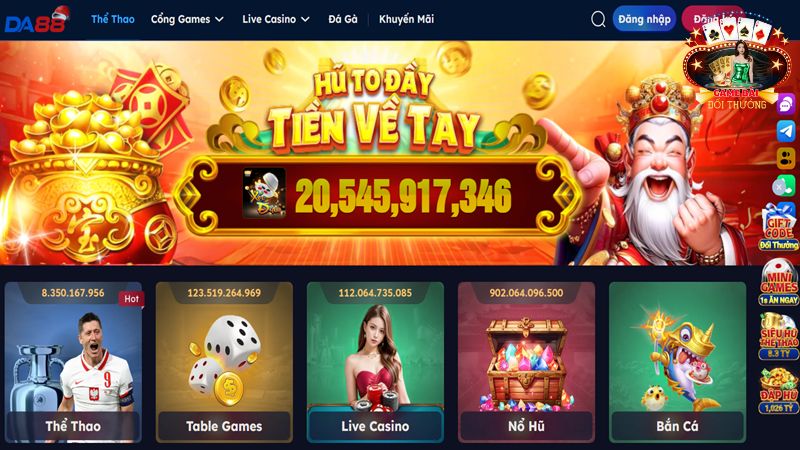 DA88 trang cược giải trí hợp pháp