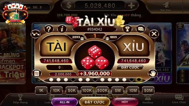 Game tài xỉu trực tuyến