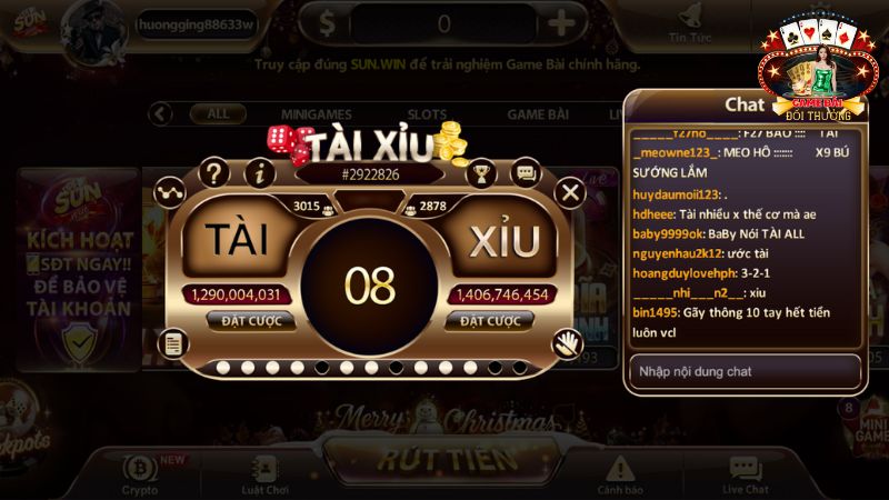 Hướng dẫn tham gia Tài Xỉu tại cổng game Sunwin