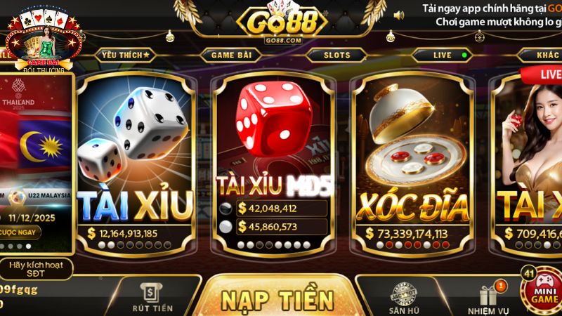 Những ưu điểm nổi bật của cổng game Go88