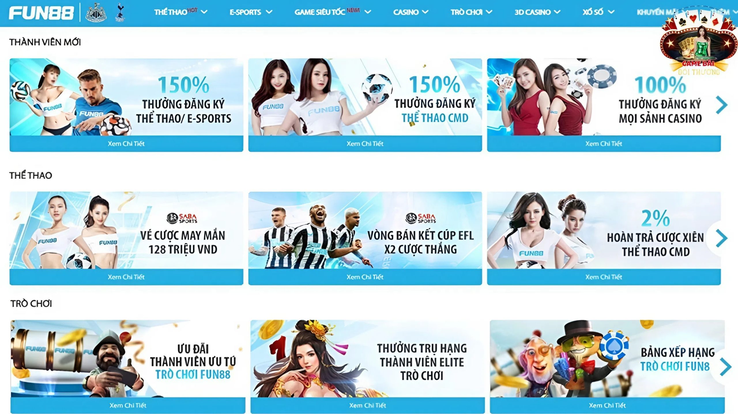 Chương trình khuyến mãi hấp dẫn tại Fun88
